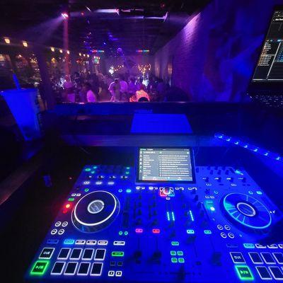 Mixing at a nightclub