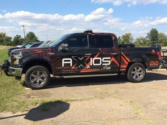 Axios Truck Wrap