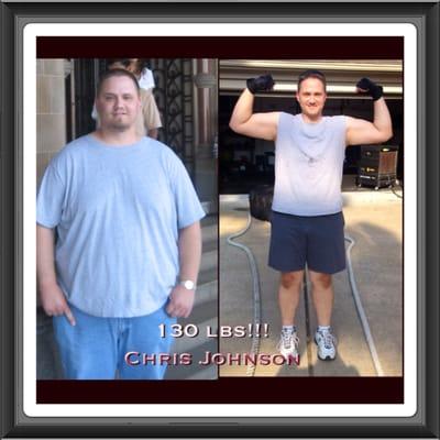 Chris lost 120lbs