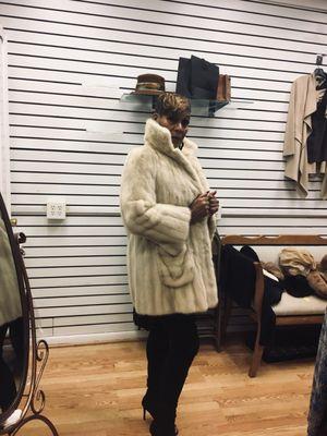 White Mink Coat