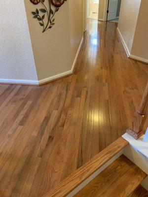 New hardwood  installation