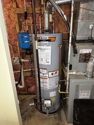 New water heater install with expansion tank