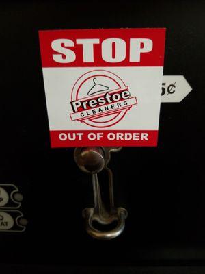 out of order machines