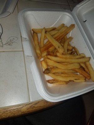 Half box of fries