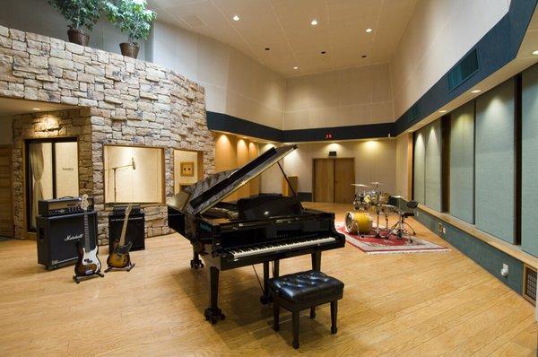 Studio A has the largest live room in San Diego. It's also a great room to host events!