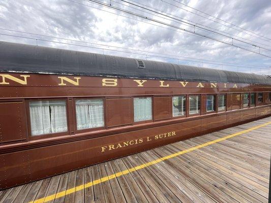 One of the train cars that came to Pullman Train Days 2022.