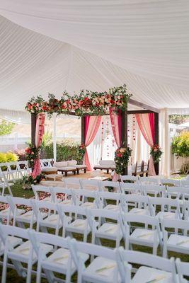 Bay Area Indian Wedding Decorations - Wedding Ceremony and Reception in Saratoga