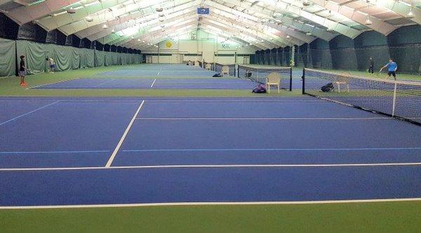 indoor tennis court