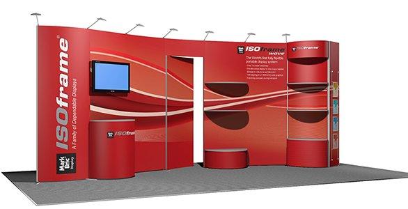 Trade show displays, retail displays, exhibition stands, and banner stands.