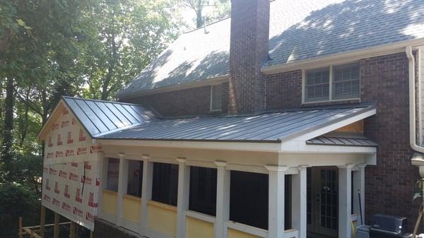 New standing seam roof in Roswell GA. www.roofwithauthority.com