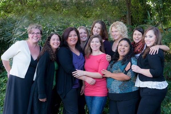 The wonderful women at Santa Rosa Birth Center!