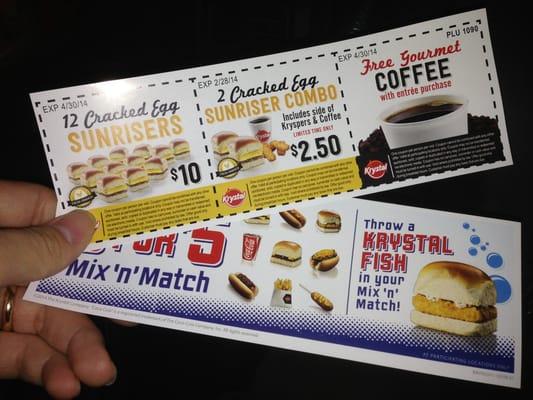 Coupons at 4 in the morning!!!