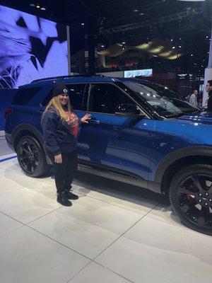 Mary, showing the all new 2019 Ford Explorer !