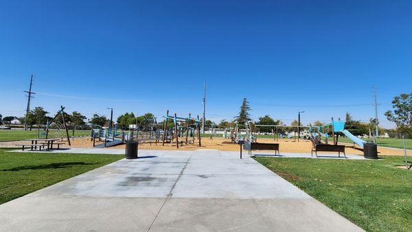 View of the entire playground.