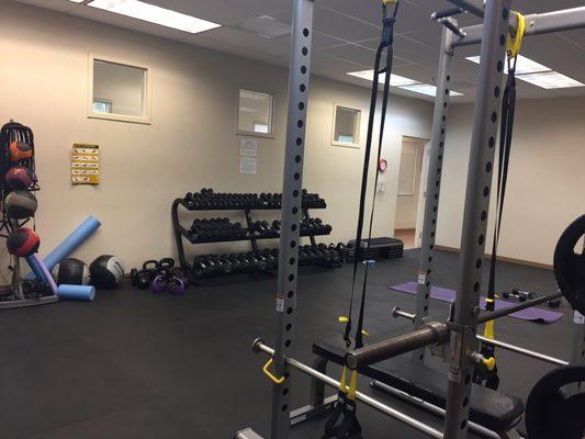 Weight Training and group exercise room