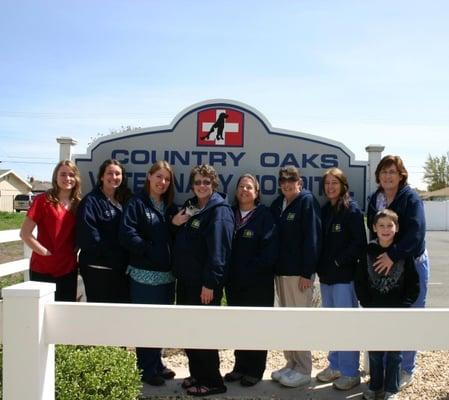 The Staff of Country Oaks Veterinary Hospital