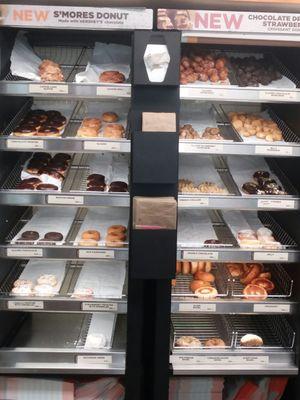 End of day donut rack.