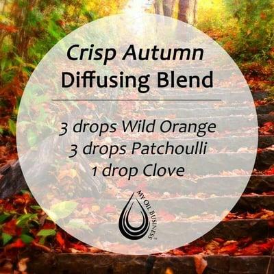 Perfect fit for today's weather. We are diffusing this exact blend of essential oils in the office today!