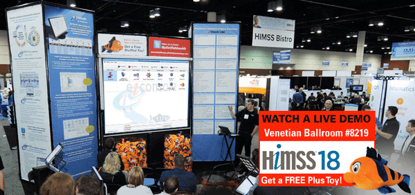 PilotFish Demos at HiMSS18 in Las Vegas - Watch a Demo, Get a FREE Plush Fish