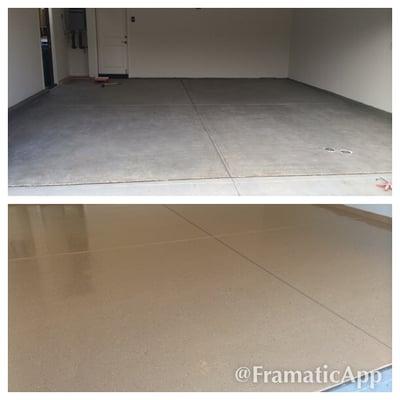 Garage epoxy floor