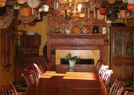 The dining room.