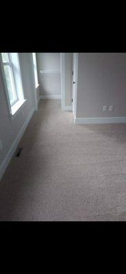 Carpet Install in closet