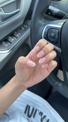 Acrylic overlay nude gel ($60)