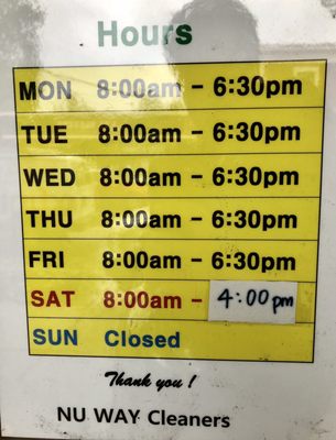 Store hours