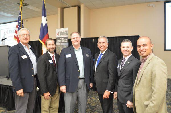 Greater Beaumont Chamber of Commerce luncheon.