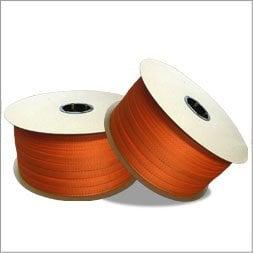 Polyester woven strapping