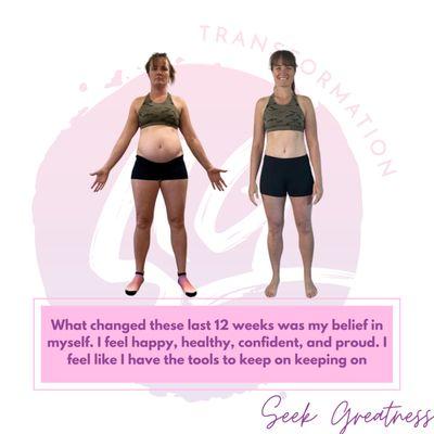 Results of the 12 week Mind and Body Transformation Challenge