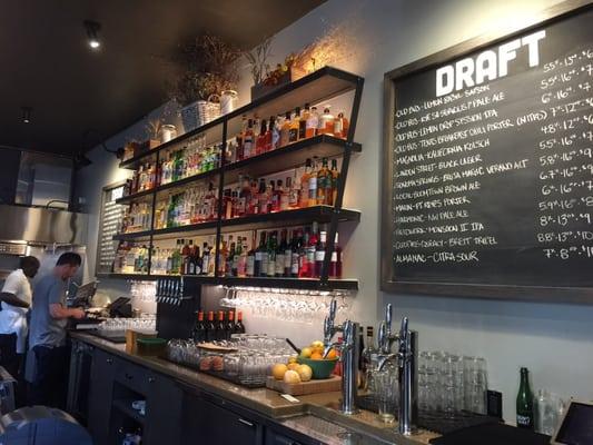 Draft list and bar