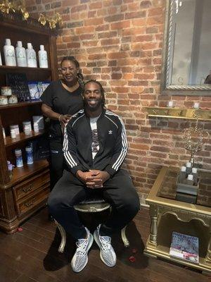 Matt Judon NFL with Queen @ Kings Castle Spa