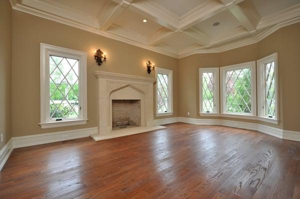 Wood floor install