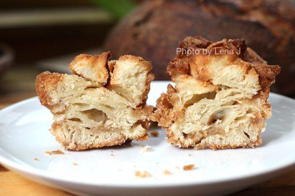 Inside of Monkey Bread ($4.25) - really sweet, described by a staff member as a "sugar bomb". Very rich and buttery.