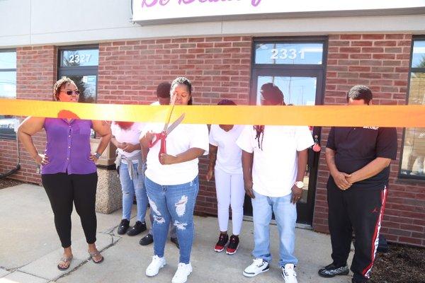 Ribbon cutting