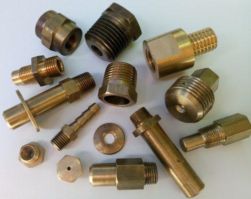 some brass examples of past orders, we create and tool based on your blue prints