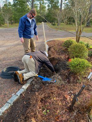 Our techs are working hard to turn lawns from lame to lush!