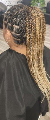 Knotless Braids.