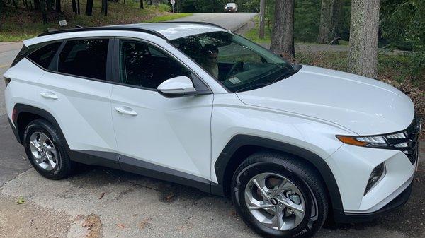 For context, here is the car a few minutes after we got it out of the car dealership.