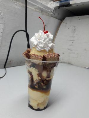 Nutty Buddy Sundae.