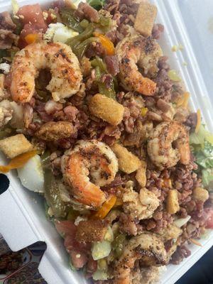 The Ultimate salad with Shrimp