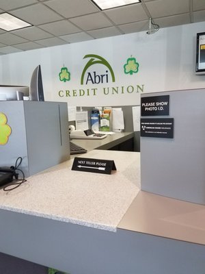 Interior of ABRI credit union