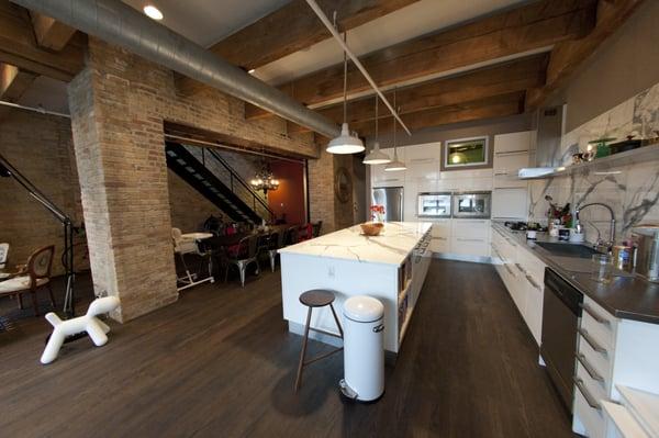 erie street loft - kitchen