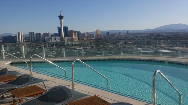 Beautiful rooftop pool at Newport Lofts!