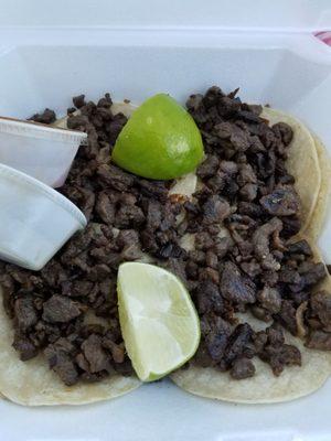 Carne asada tacos