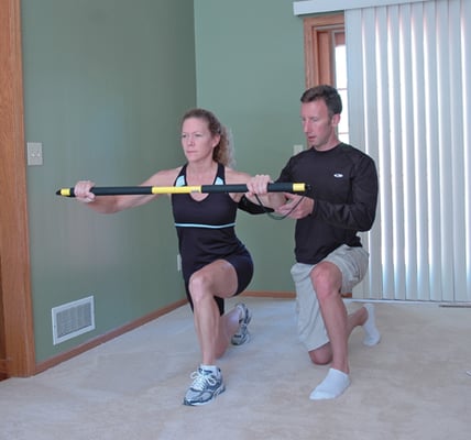 Doing some functional training with the RIP trainer