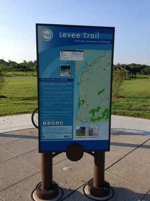 Levee Trail Map