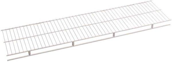 ClosetMaid 1361 Shelf and Rod Wire Shelf, 6-Feet X 12-Inch White