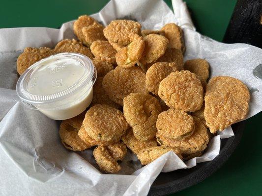 Deep fried pickles